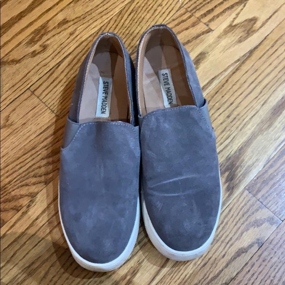 Steve Madden platform slip ons